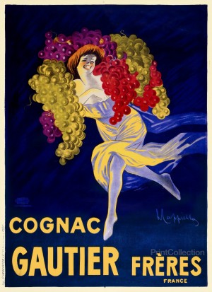 Cognac Gautier Freres Poster